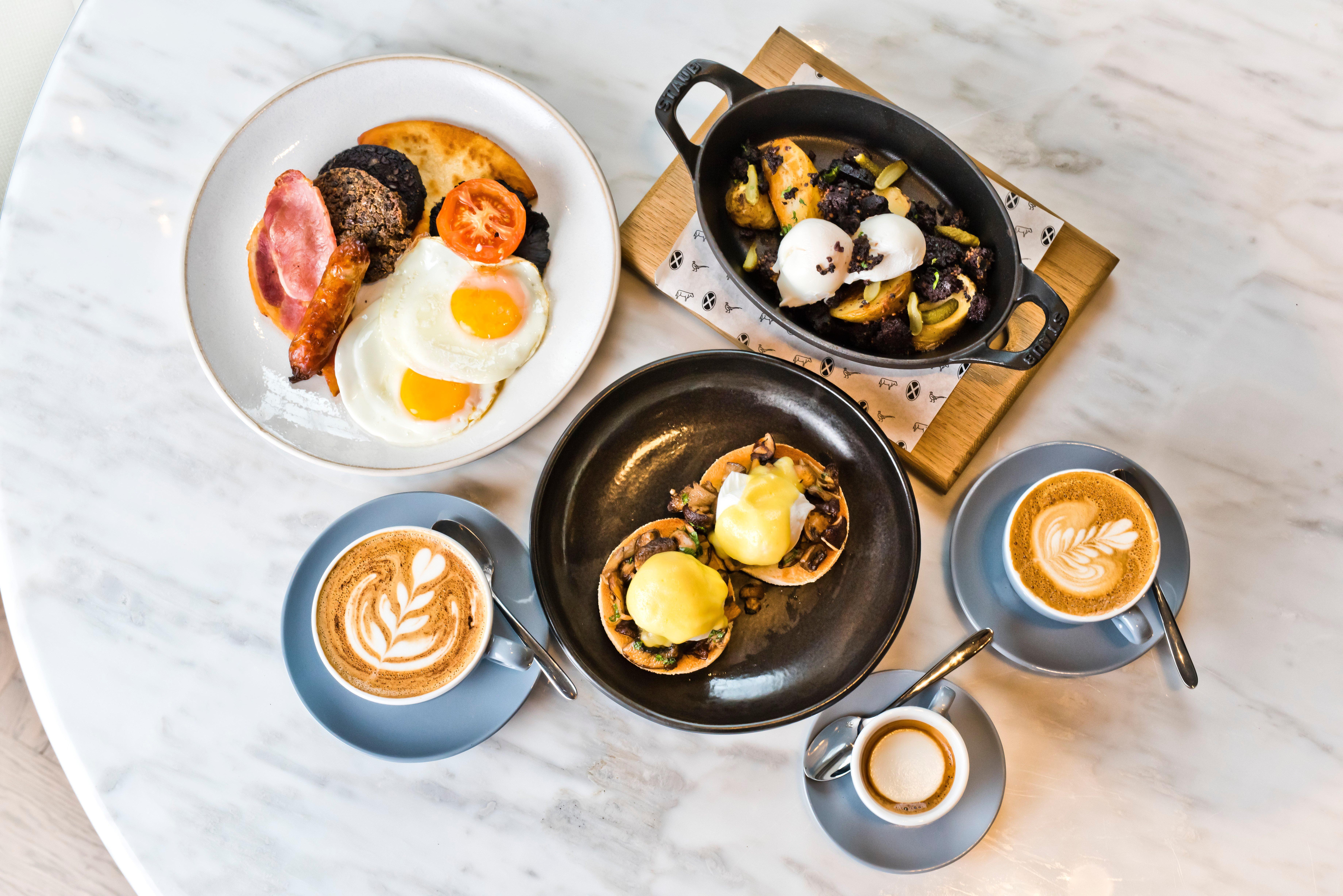 Kimpton Blythswood Square Hotel & Spa By Ihg Глазго Екстер'єр фото Breakfast at the River Café